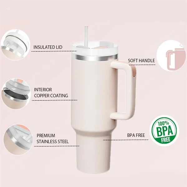 Large Capacity Stainless Tumbler 40oz