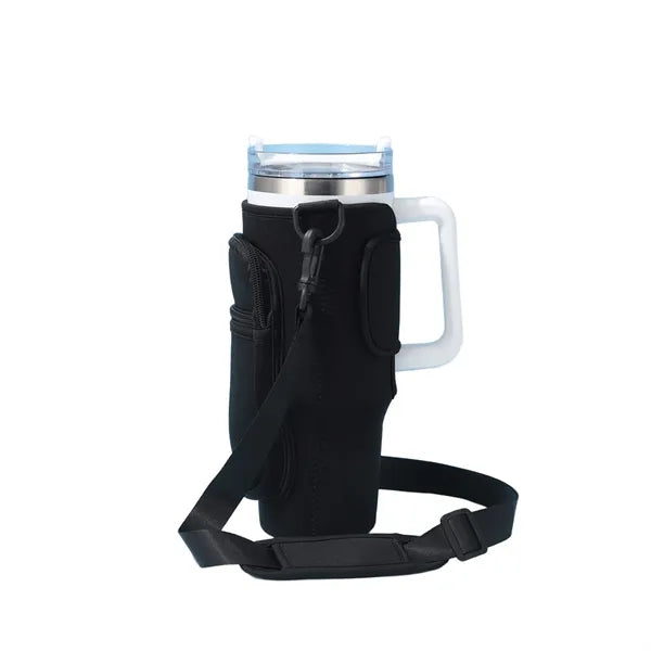 Neoprene Bottle Carrier w/ Adjustable Strap