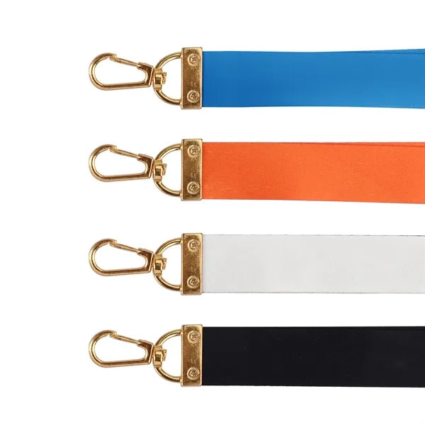 3/4" Full Color Lanyard w/ Gold Swivel J Hook