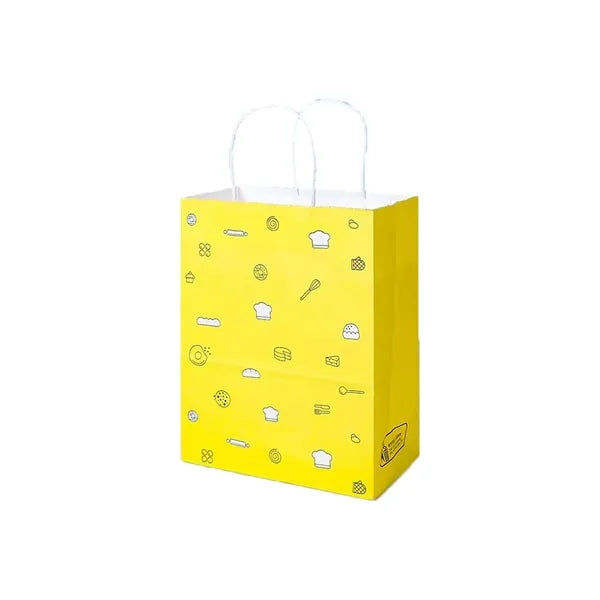 Kraft paper shopping bag