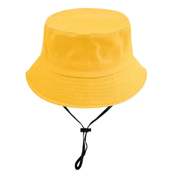 Summer Solid Color Cotton Bucket Hat