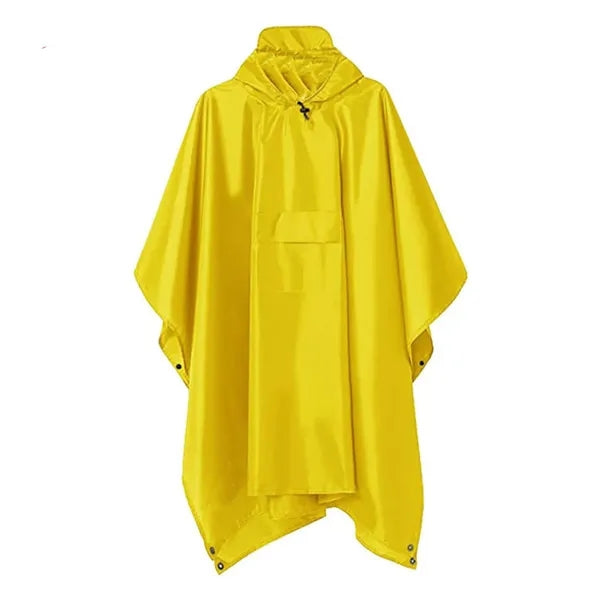 Portable Outdoor 3-in-1 Hooded Poncho Raincoat