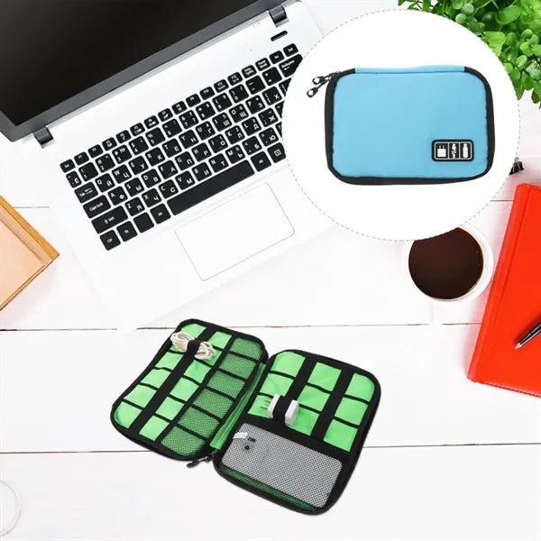 Travel Electronic Accessories Organizer Pouch