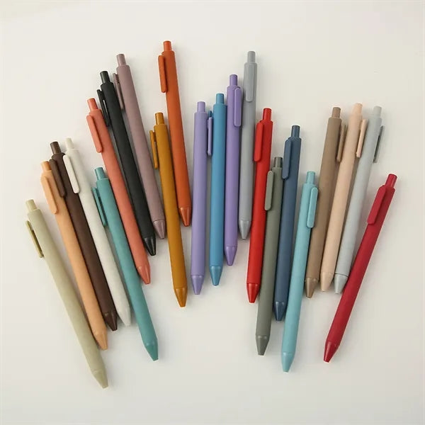 Macaron Color Retractable Ballpoint Pen With Smooth Ink
