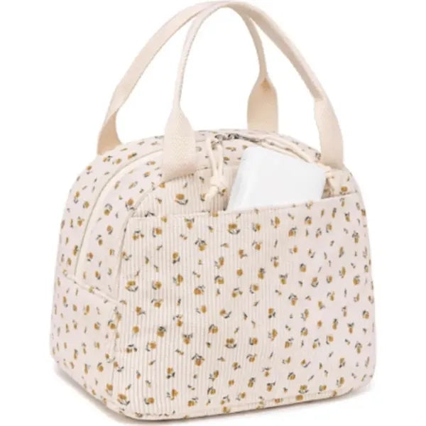 Lunch Bag for Women Men Cute Corduroy,Lunch Tote Bags