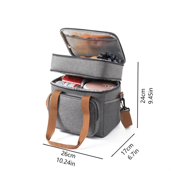 Double Layer Large Capacity Insulation Bag