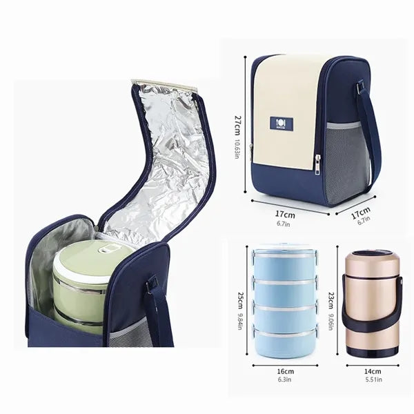 Oxford Cloth Insulated Lunch Bag
