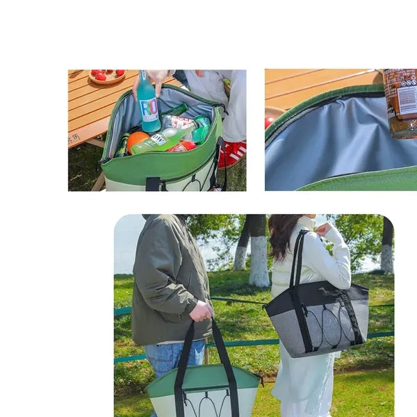 Large Capacity Oxford Insulated Cooler Bag