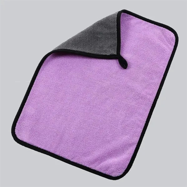 Double-Sided Coral Fleece Heavyweight Cleaning towel
