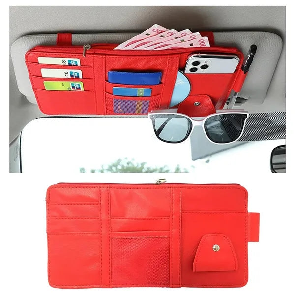 Lrather Car Sun Visor Pocket Organizer