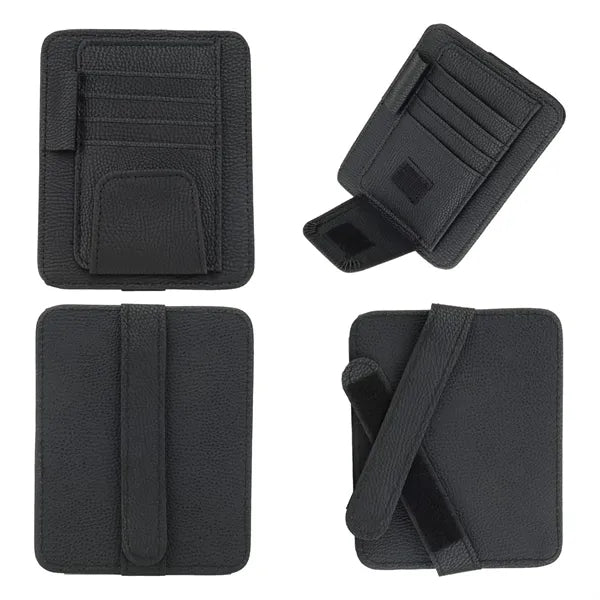 Small Leather Sun Visor Organizer