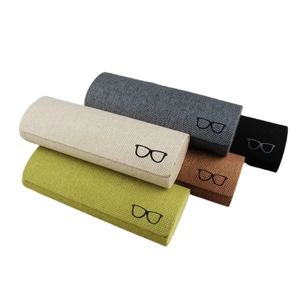 Eco Friendly Hemp Fabric Round Eyeglass Case Free Shipping