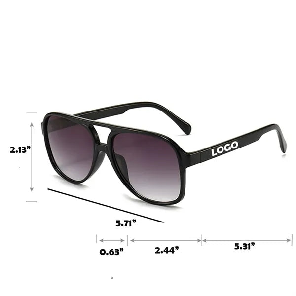 Lightweight PC Material Sunglasses With UV400 Protection