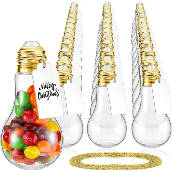 3.4 oz - 17oz Mini Big Light Bulb Plastic Cup Bottle