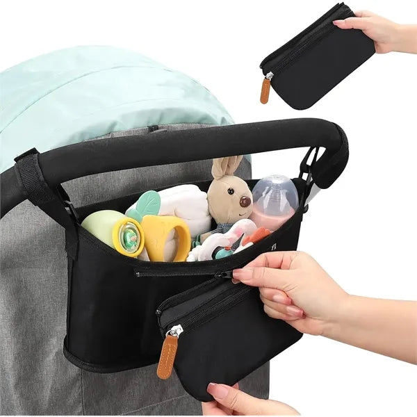 Stroller Organizer with Detachable Phone Bag