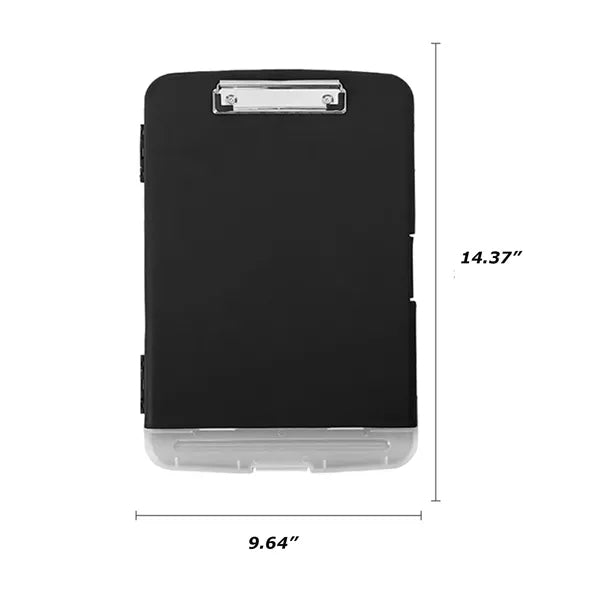 Plastic Storage Clipboard with Side Opening