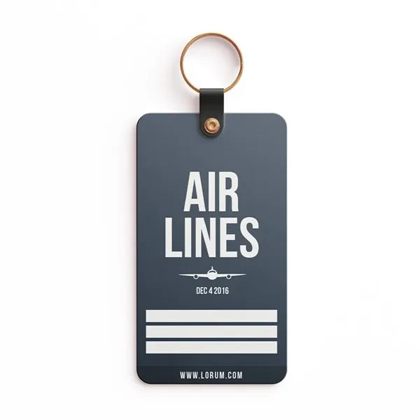 Luggage Tag Keychains