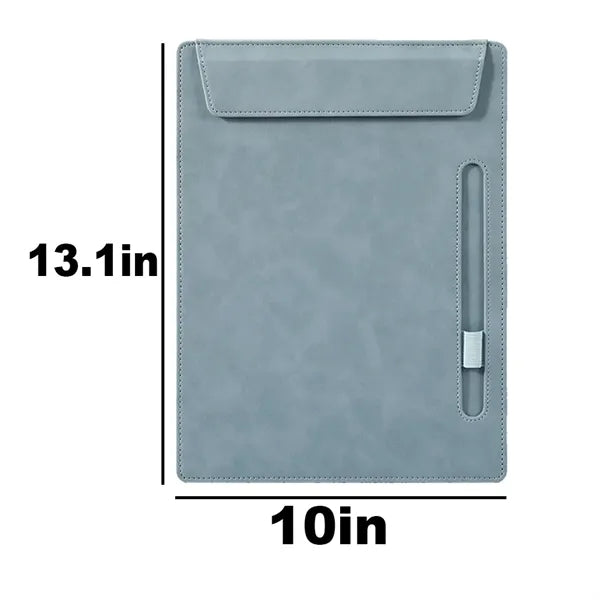 Pu Leather Magnetic Clipboard