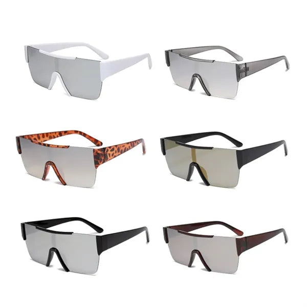 Stylish Square Oversized UV Protection Cycling Sunglasses