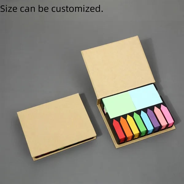 Kraft Paper Multi - Color Combo Memo Box