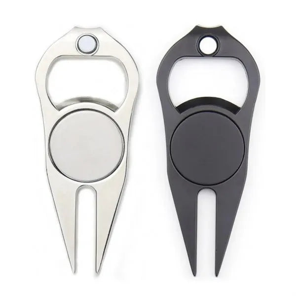 Multi-Functional Golf Divot Tool with Custom Ball Marker