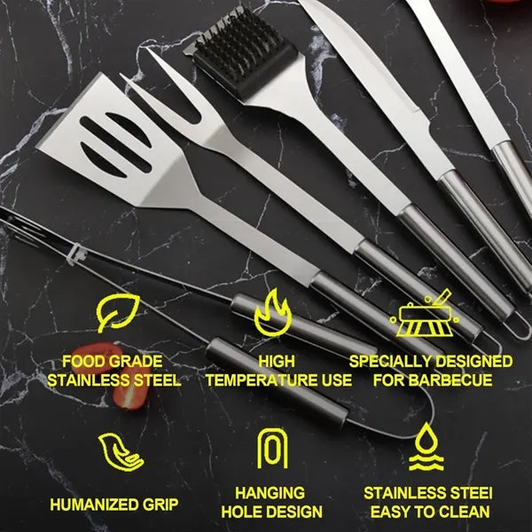 20pc BBQ Grill Tool Professional Accessories Set