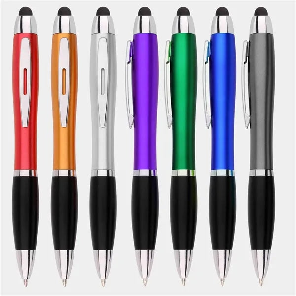 LED Light Emitting Advertising Twist Touch Screen Pen