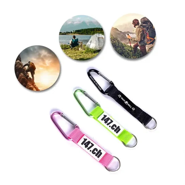 Strap Happy Carabiner Keychain