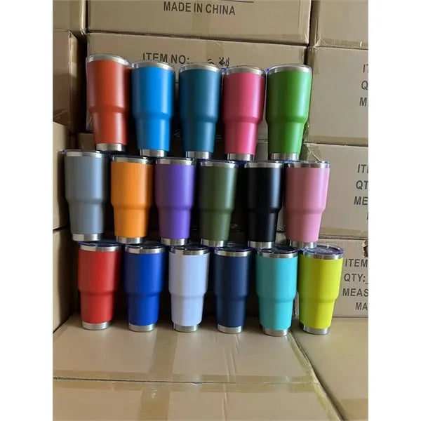 30oz Stainless Steel Tumbler with Lid