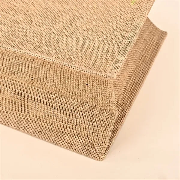 Natural Jute Shopper Tote Bag