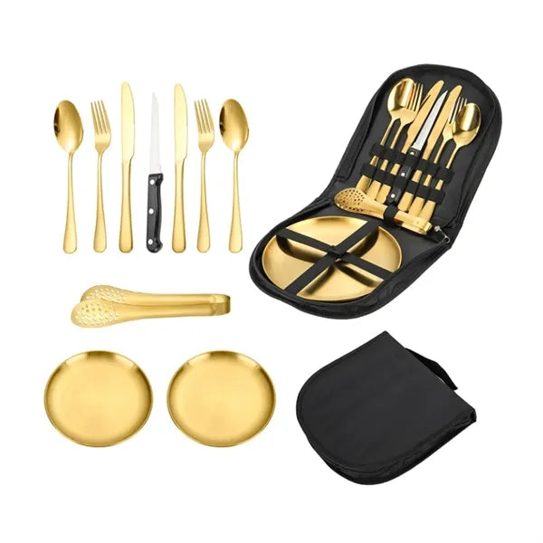 Portable Outdoor Cutlery Set for Picnic