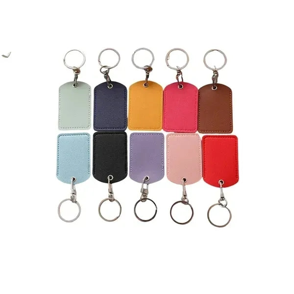 Leather Keychain - Custom Engraving Option