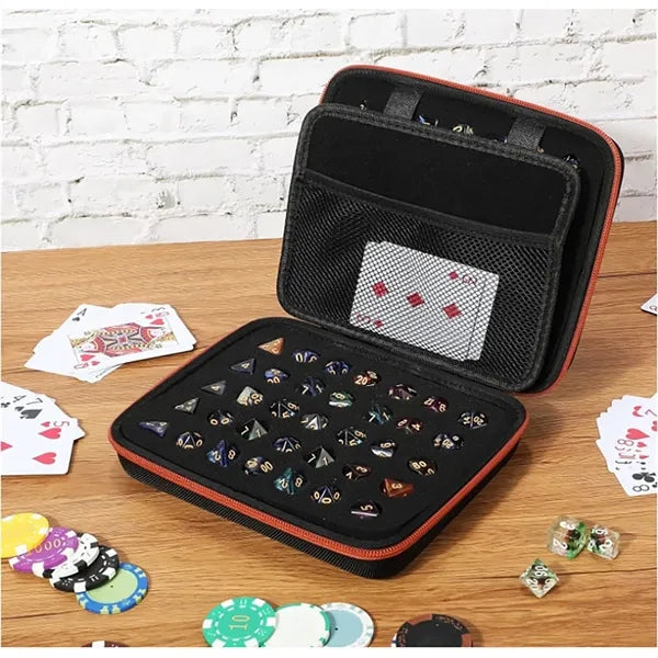 Dice Case with Detachable Sponge and Tray