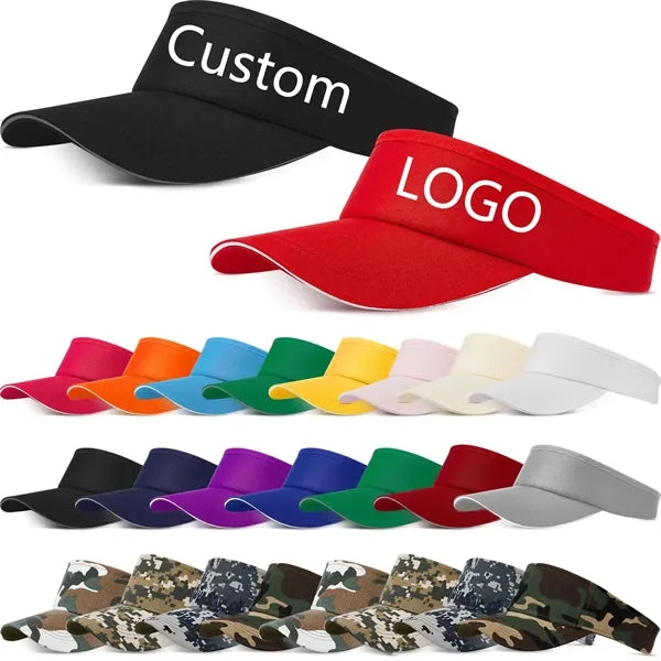 Logo Sun Visor with Sandwich Bill