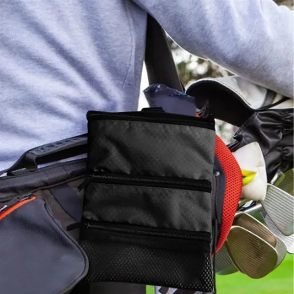 Compact Golf Pouch Bag With Clip For Essentials