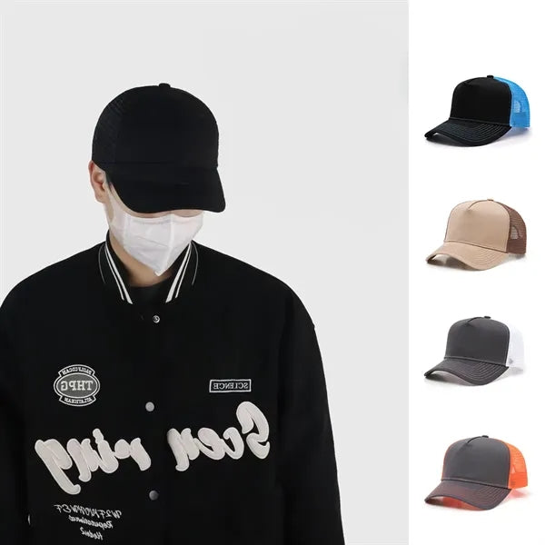 Classic Trucker Hat Mesh Back Adjustable Cap
