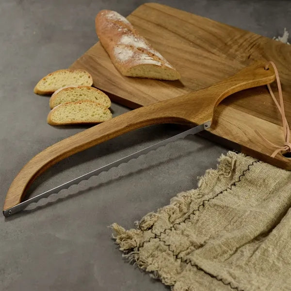 Wooden Hand Saw-Style Bread Knife