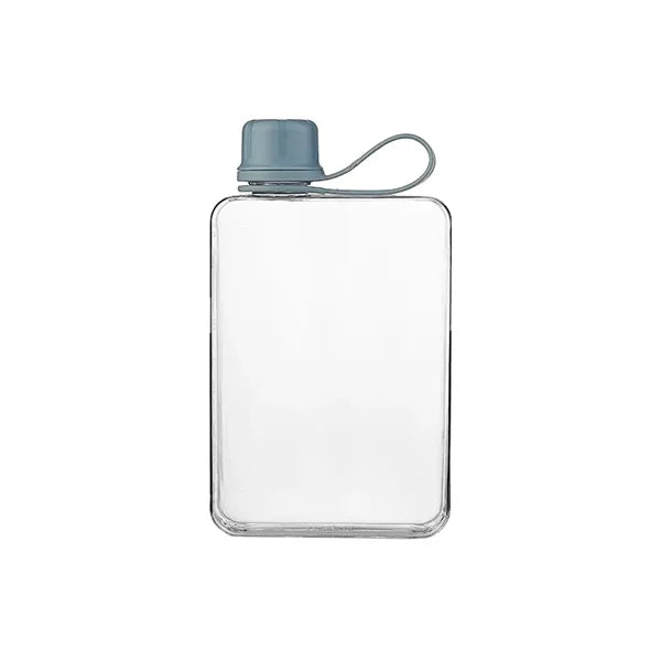 Clear Flat Sports Water Tritan Bottle