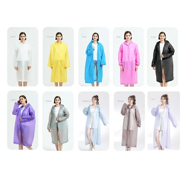 Portable Adult Raincoat Poncho