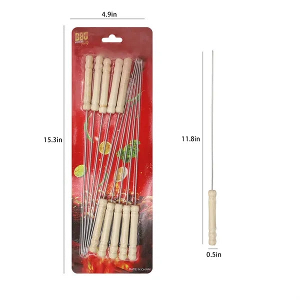 10 Pcs Kabob Skewers