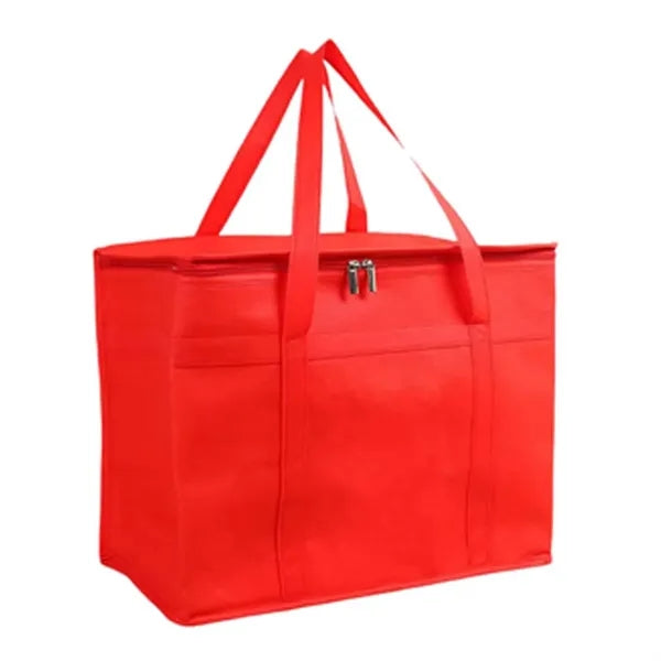 Water Resistant Non Woven Insulated Grocery Cooler Tote Bag
