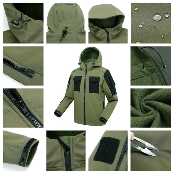 Outdoor Hooded Hiking Jacket