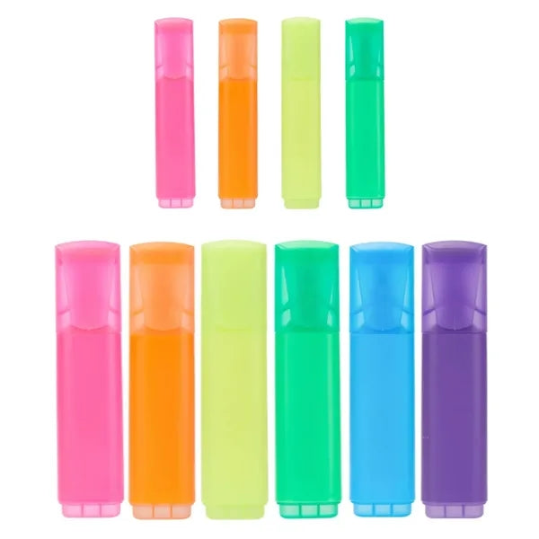 Highlighter Set Logo Printed for Office School Use