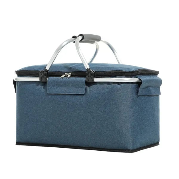 Foldable Outdoor Oxford Cloth Picnic Insulation Basket