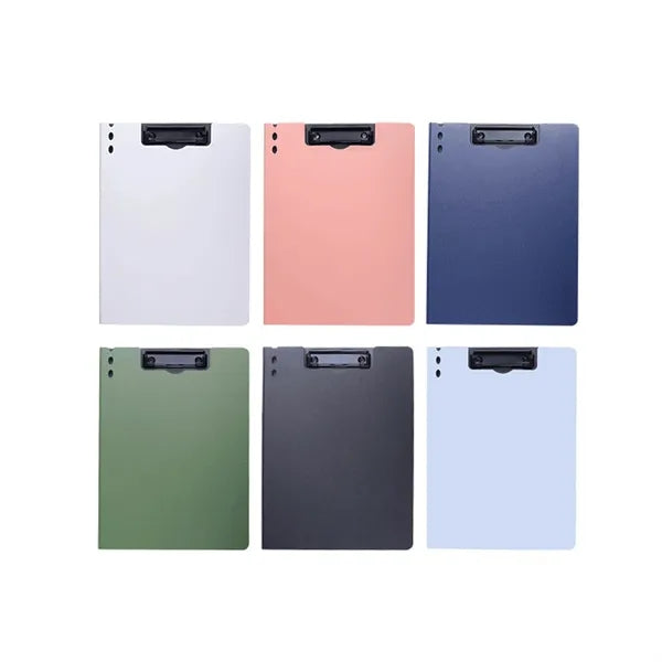 PVC Waterproof And Durable Double Clip Multi-Color Folder