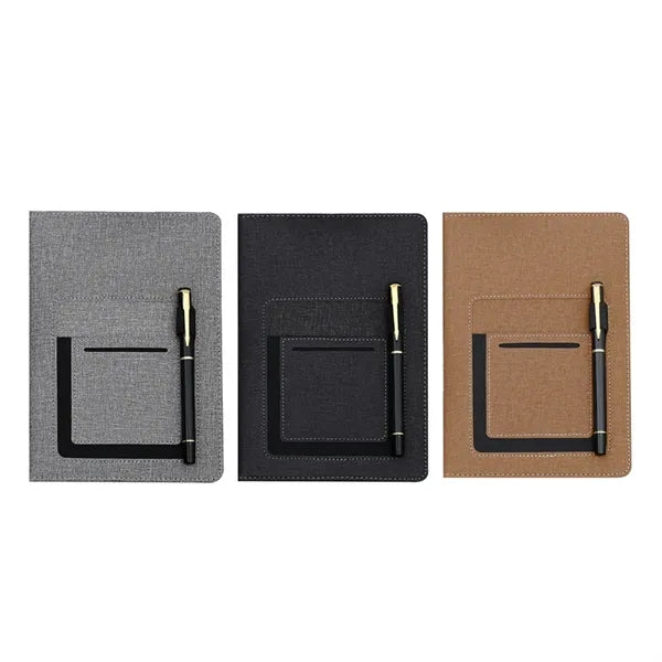 Portable A5 Waterproof And Wear-Resistant Leather Notebook