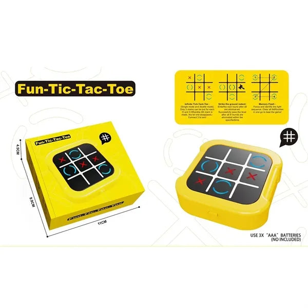 Electronic Tic-Tac-Toe Game Handheld Toy