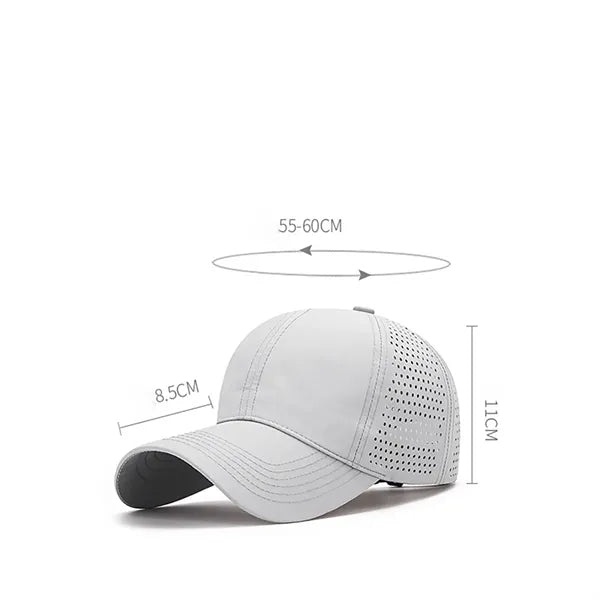 Quick-Dry Perforated Sports Baseball Cap