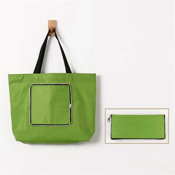 Waterproof Zipper Foldbale Oxford Cloth Shopping Bag