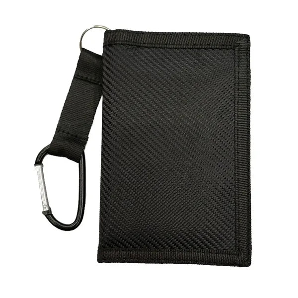 Wallet With Carabiner And Multiple Card Slots